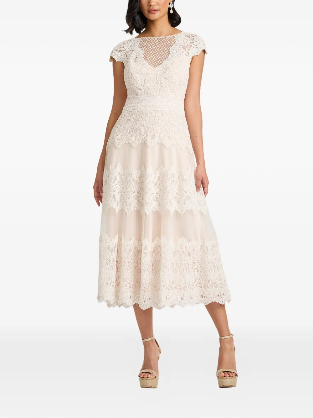 Lace Tiered Dress