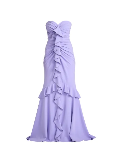 Tadashi Shoji ruffled strapless dress