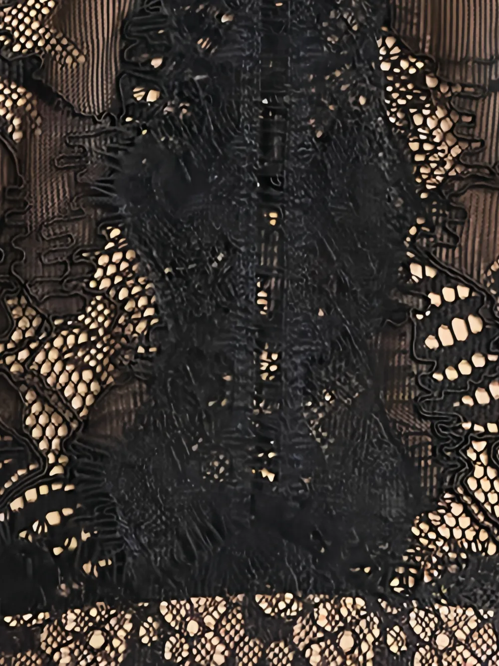 Tadashi Shoji Gelaagde jurk Zwart