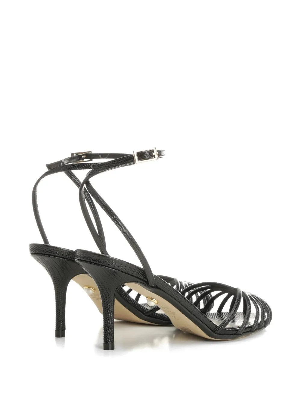Alevì Blake leather sandals Zwart