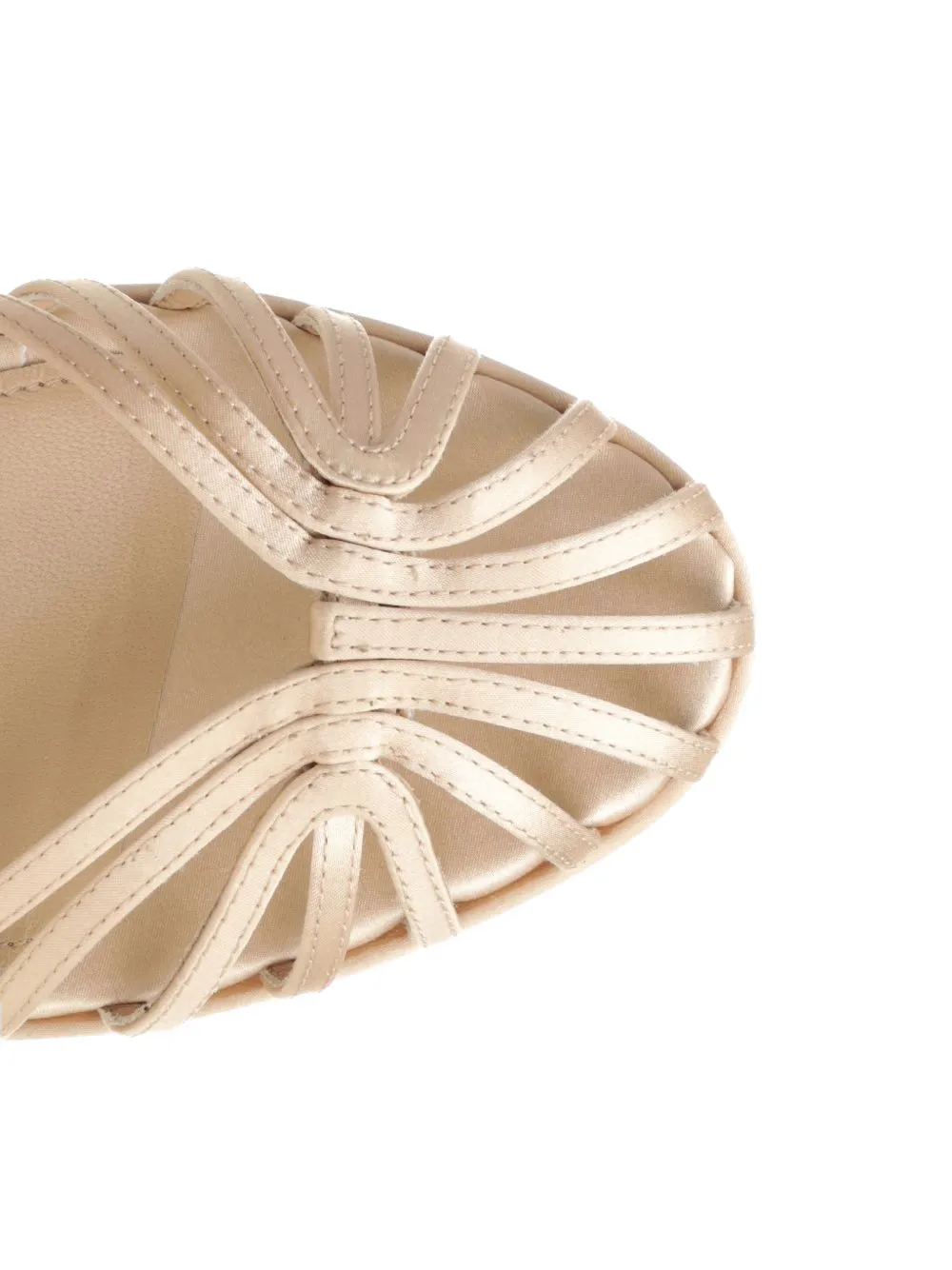 Alevì Clio leren sandalen Beige