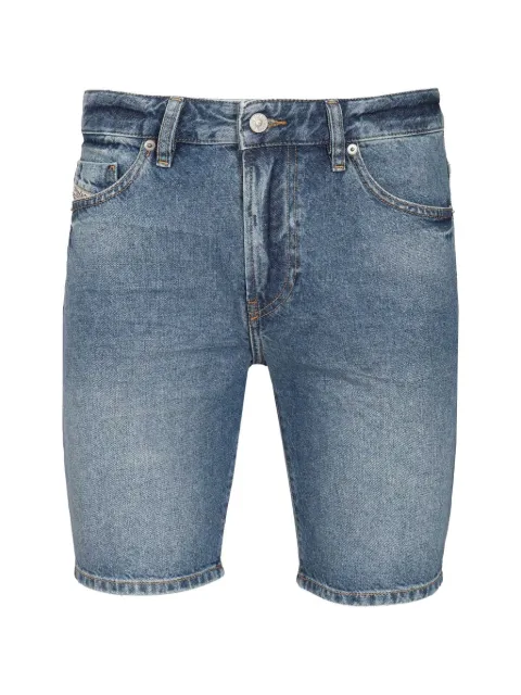 Diesel logo-patch denim shorts