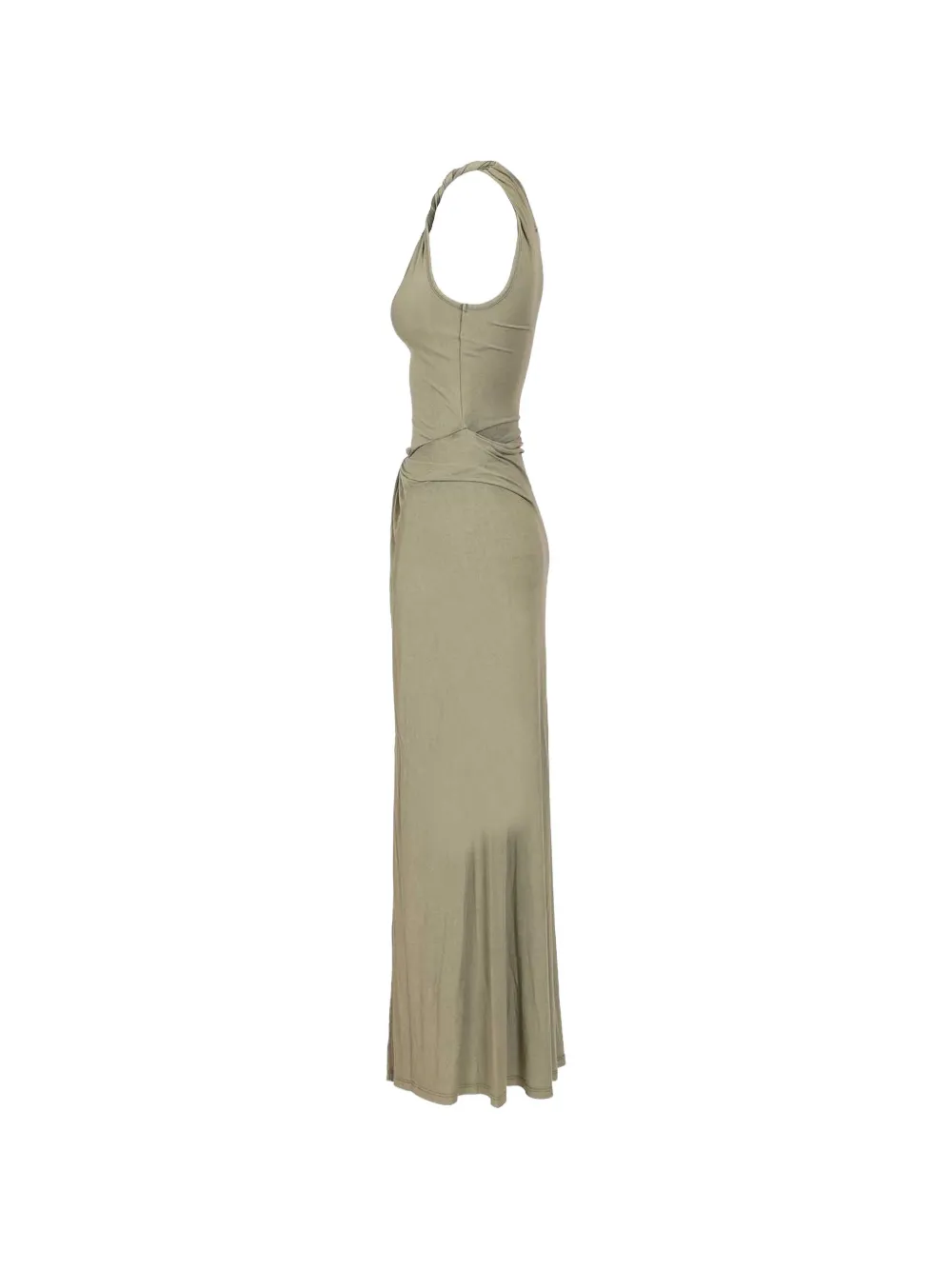 maxi Estiga sleeveless waist-knot dress