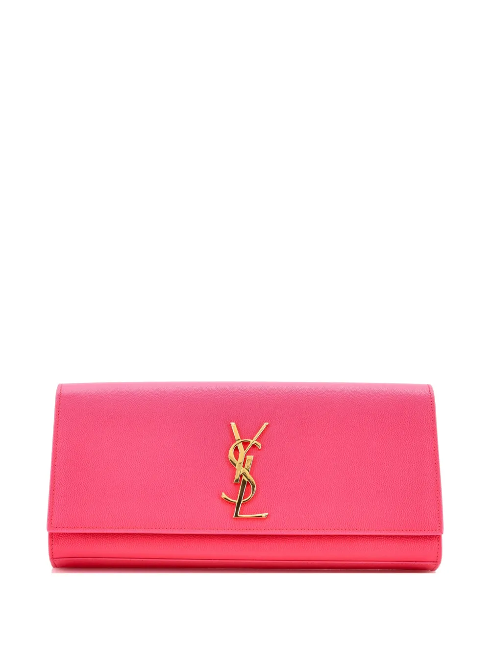 Saint Laurent Pre-Owned Classic Monogram Leather Long clutch bag - Rosa