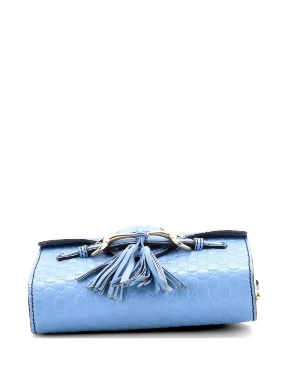 Emily Chain Flap Bag Microguccissima Leather Mini Shoulder Bag