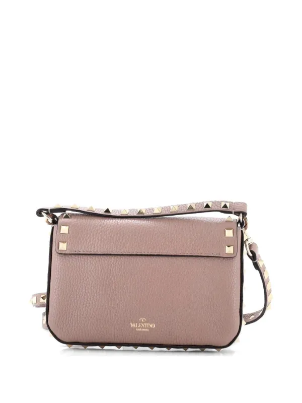 Valentino Garavani Pre-Owned ロックスタッズ トップハンドル ポーチ 