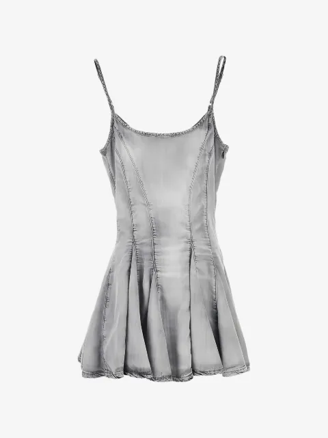 Diesel vestido corto con pliegues