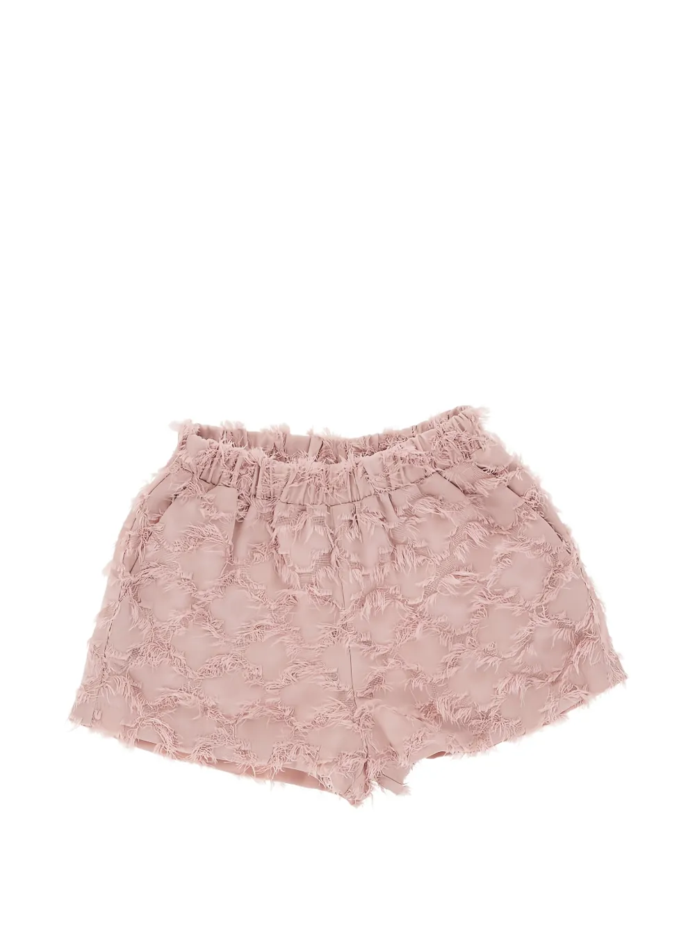 Doudou et Compagnie elasticated frayed shorts - Rosa