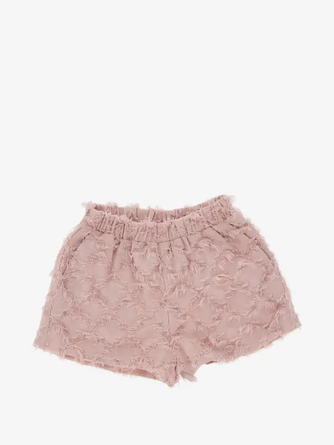 Doudou et Compagnie elasticated frayed shorts