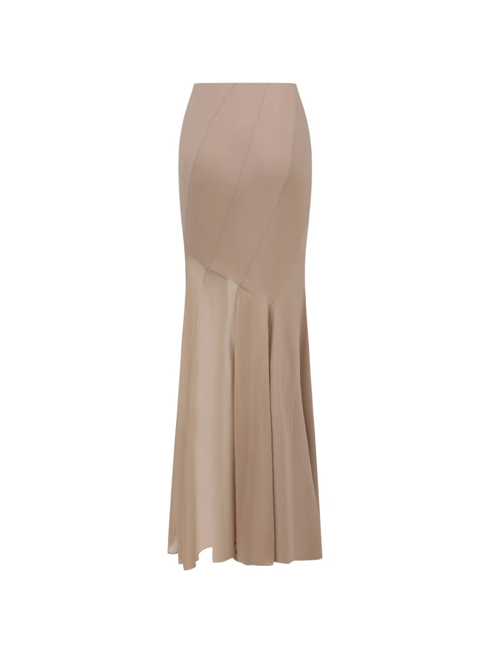  Oude Waag Panelled Maxi Skirt - Neutrals 