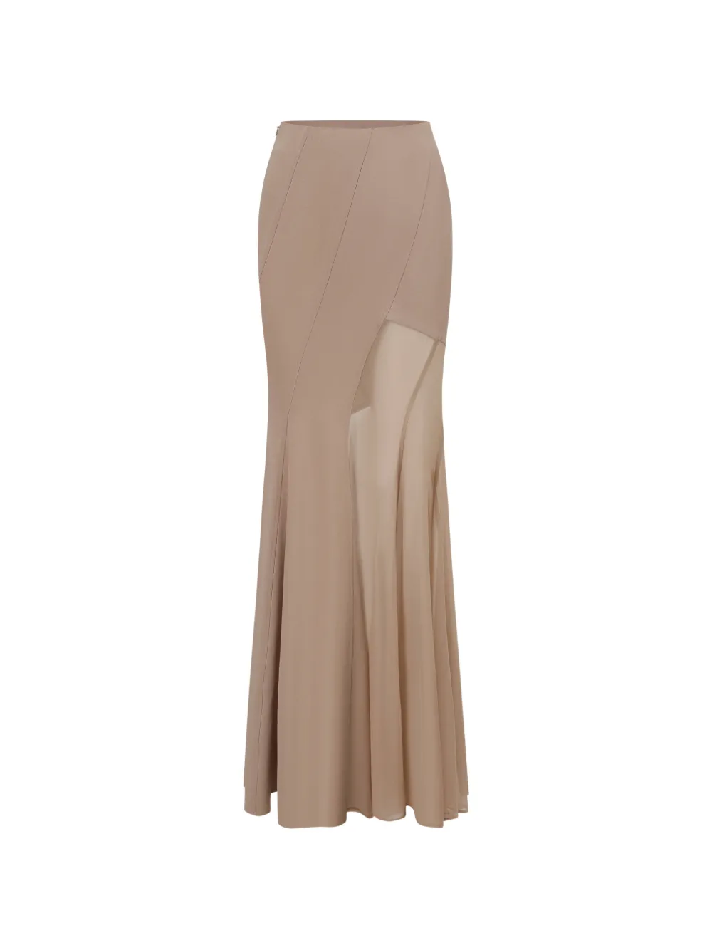 OUDE WAAG panelled maxi skirt - Toni neutri
