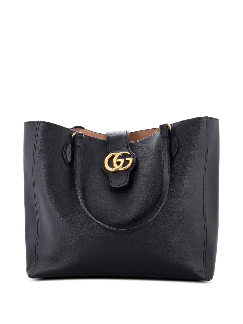 Gucci Pre-Owned Dahlia Leather Medium tote bag - Nero