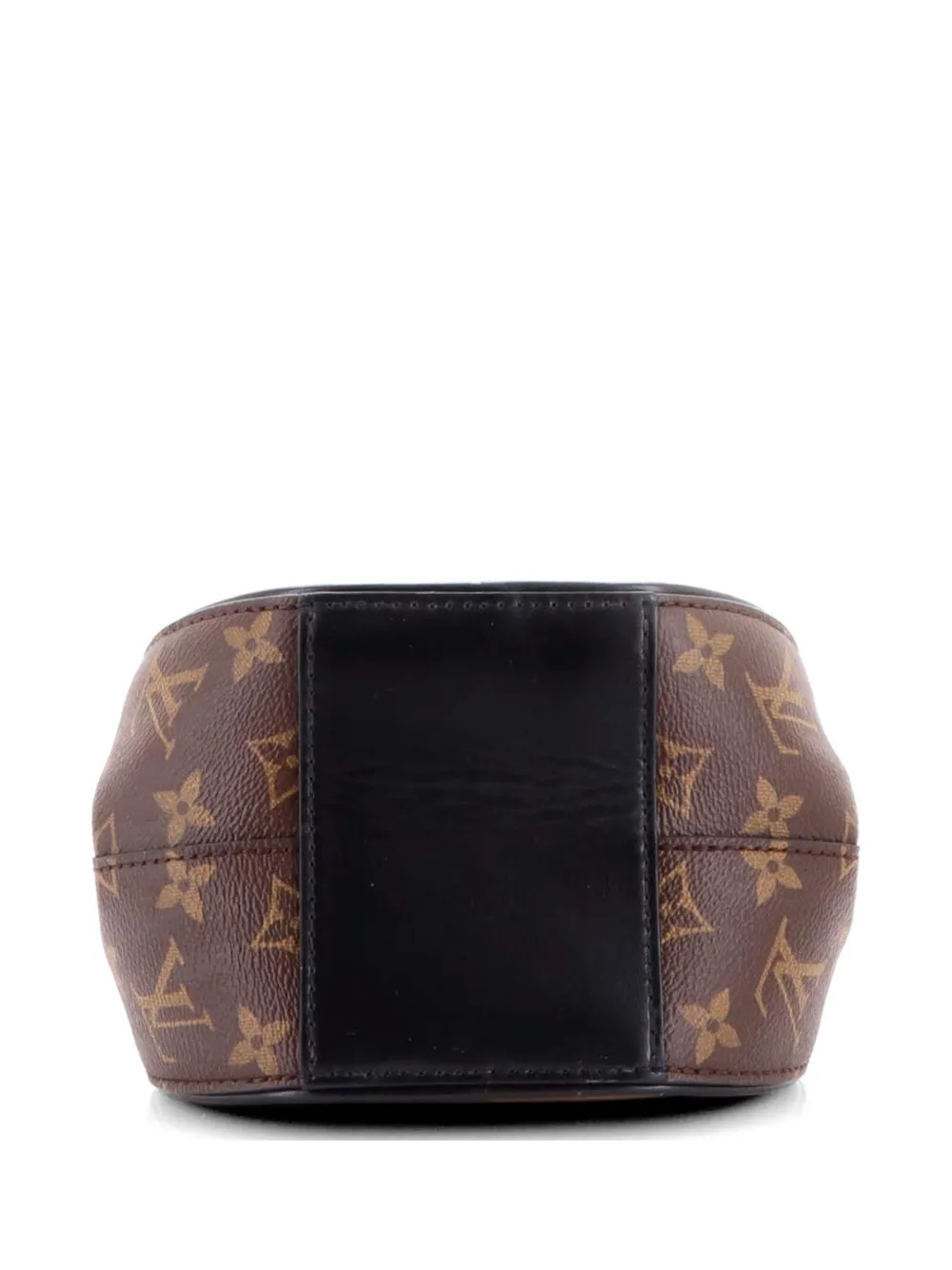 Louis Vuitton Pre-owned Boursicot Boite Chapeau Bag Reverse Monogram Giant Shoulder Bag in Brown, view 4