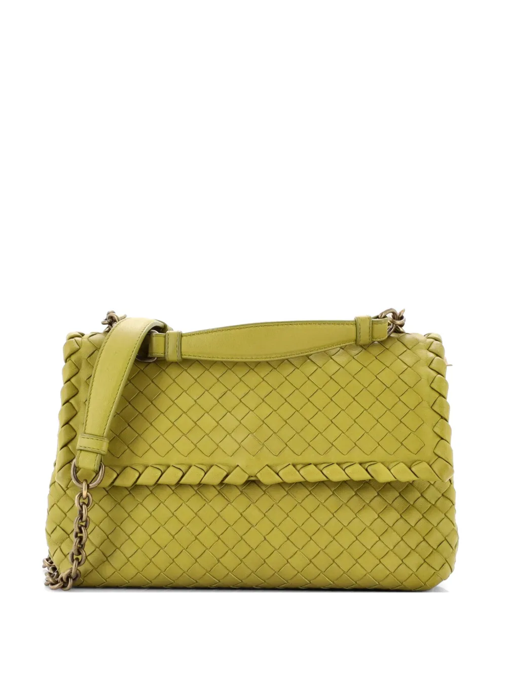Bottega Veneta Pre-Owned Olimpia Intrecciato Nappa Small crossbody bag - Verde