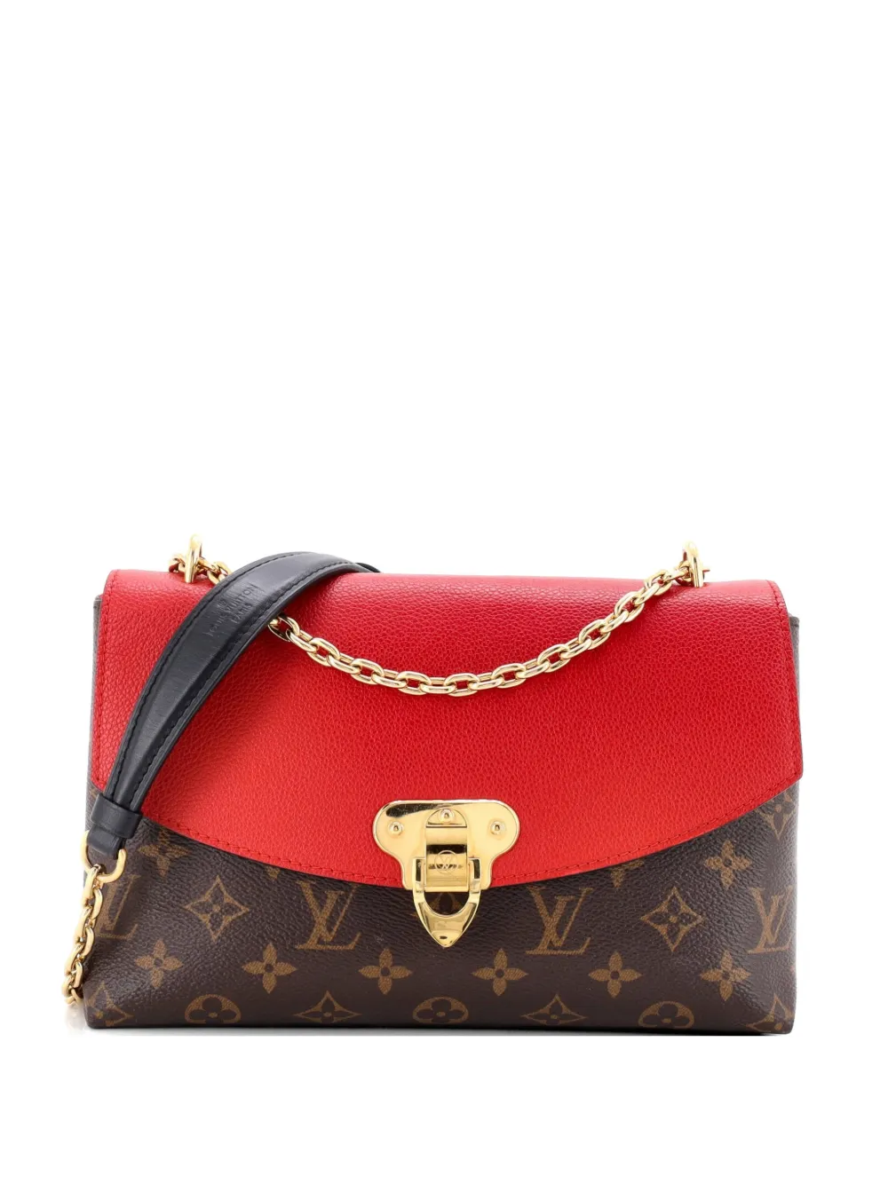 Louis Vuitton Pre-Owned Saint Placide Handbag Monogram Canvas and Leather shoulder bag - Brown