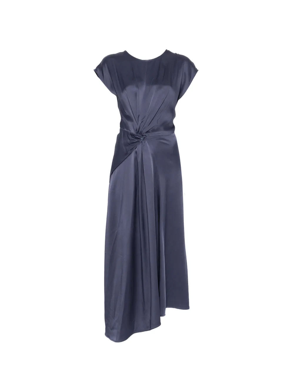 Victoria Beckham twisted midi dress - Blu