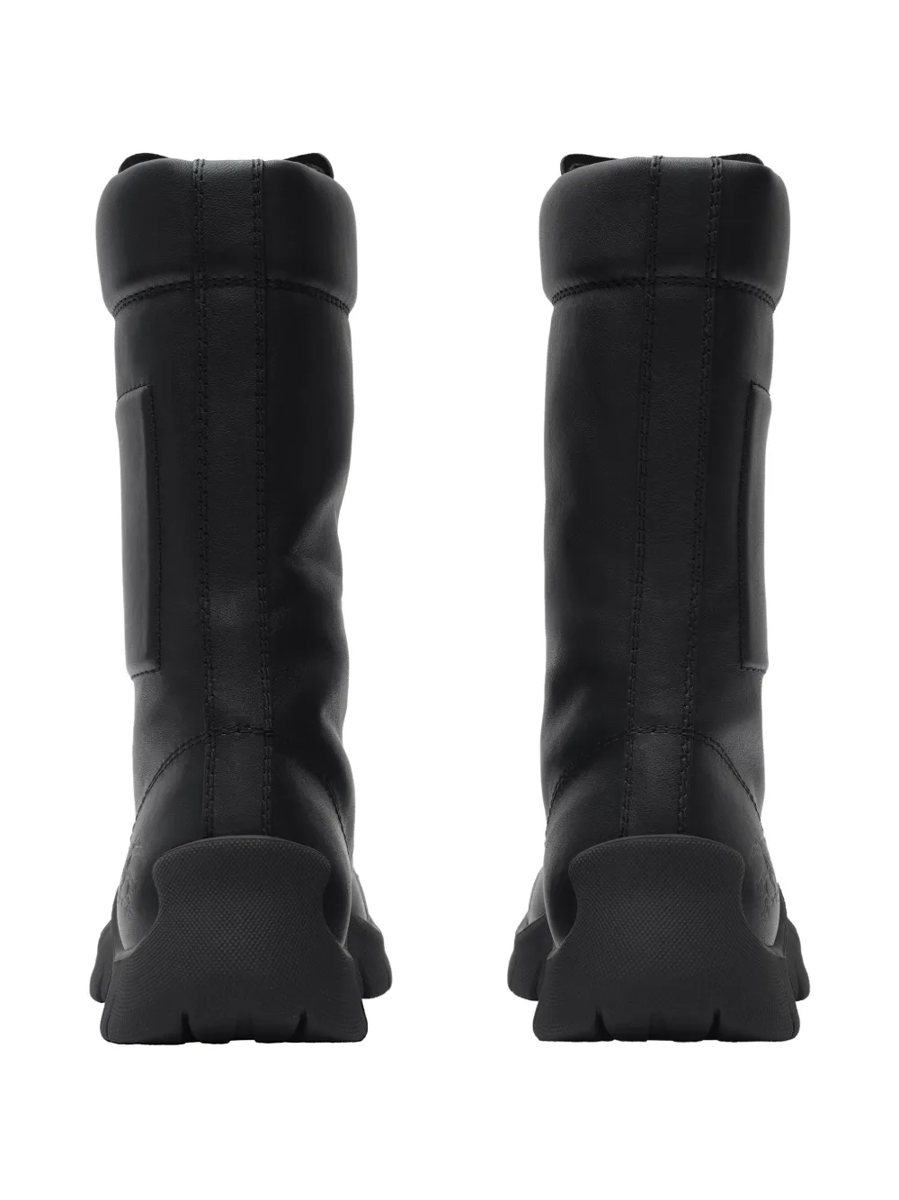 Burberry leather Tone boots​ Zwart