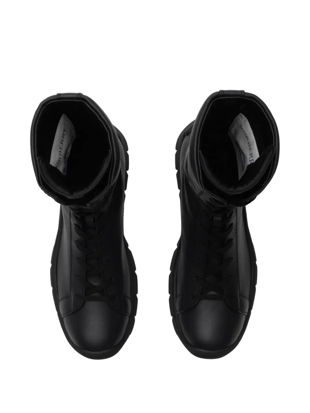 Burberry leather Tone boots​ Zwart