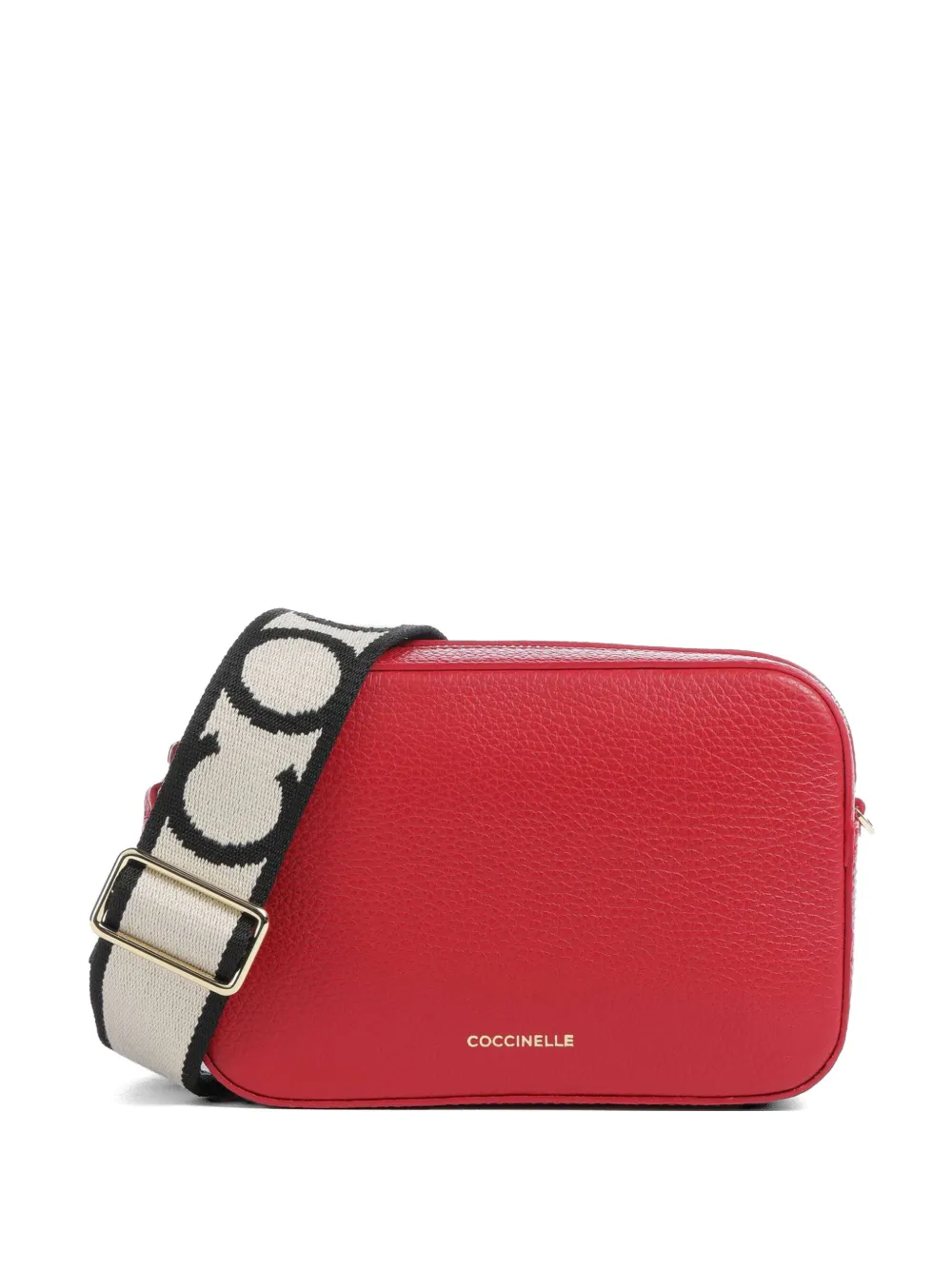 Coccinelle small Tebe logo shoulder bag - Rosso