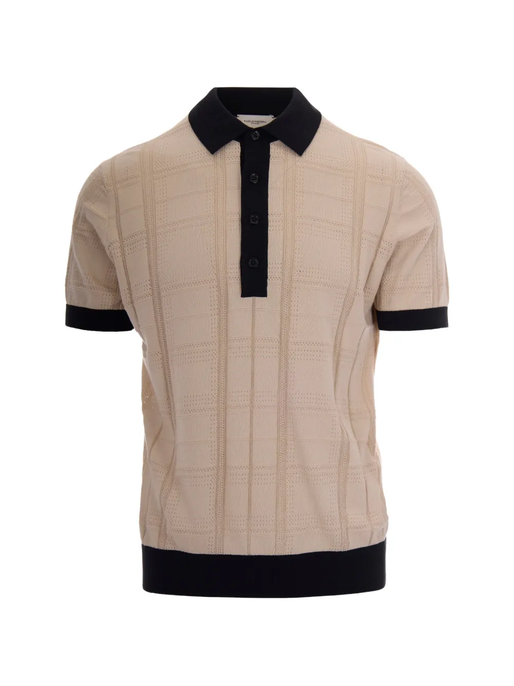Paolo Pecora button polo shirt - Toni neutri