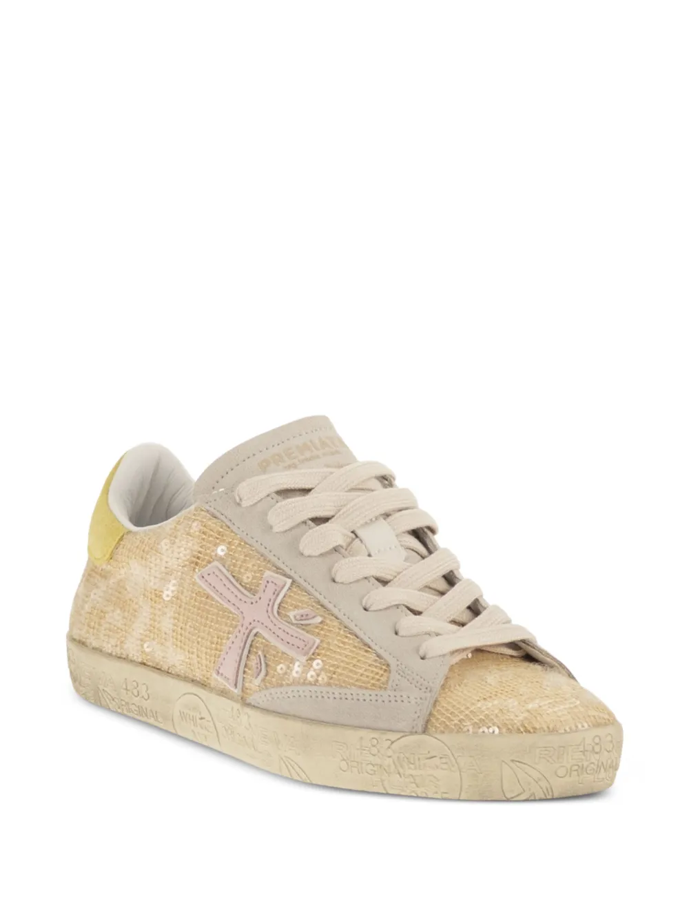 Sequin Cross Sneakers