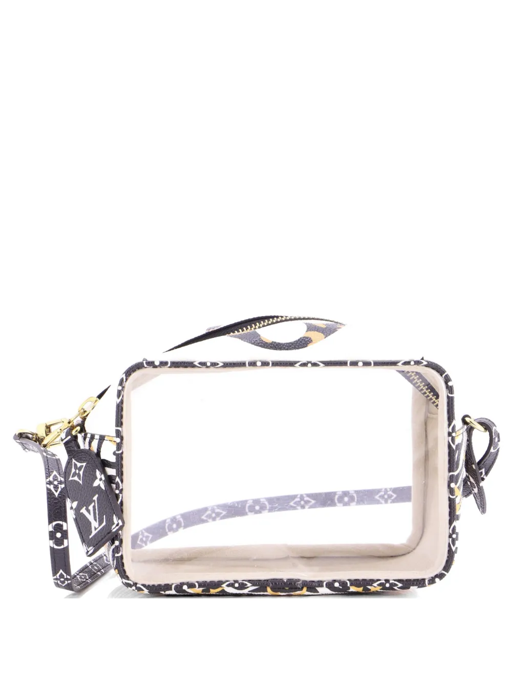 Louis Vuitton Pre-Owned Beach Pouch Limited Edition Jungle Monogram Giant shoulder bag - White