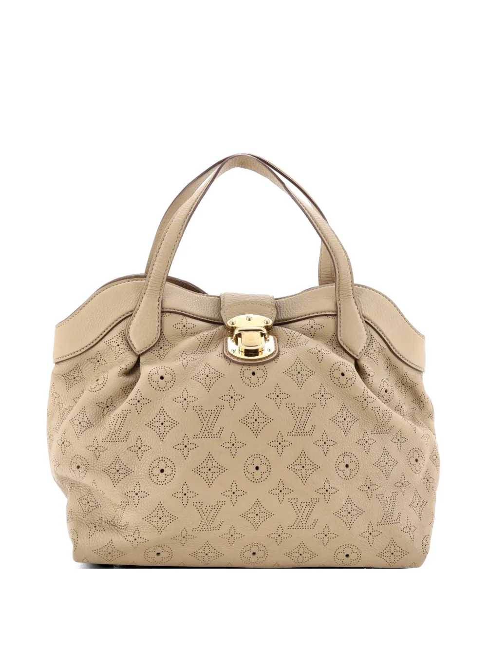 Louis Vuitton Pre-Owned Cirrus Handbag Mahina Leather PM tote bag - Toni neutri