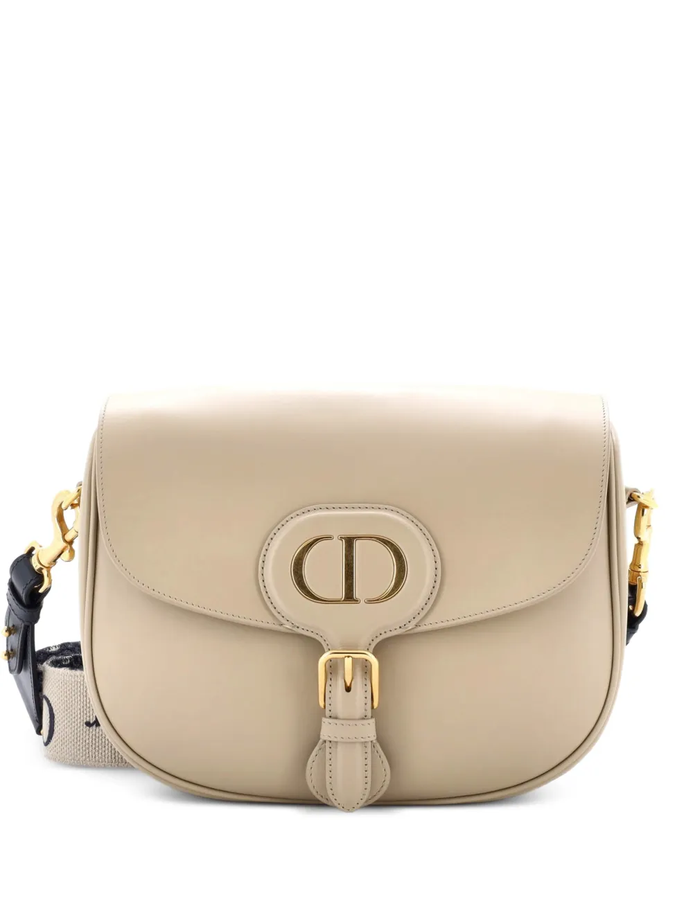 Christian Dior Pre-Owned Bobby Flap Bag Leather Large crossbody bag - Toni neutri