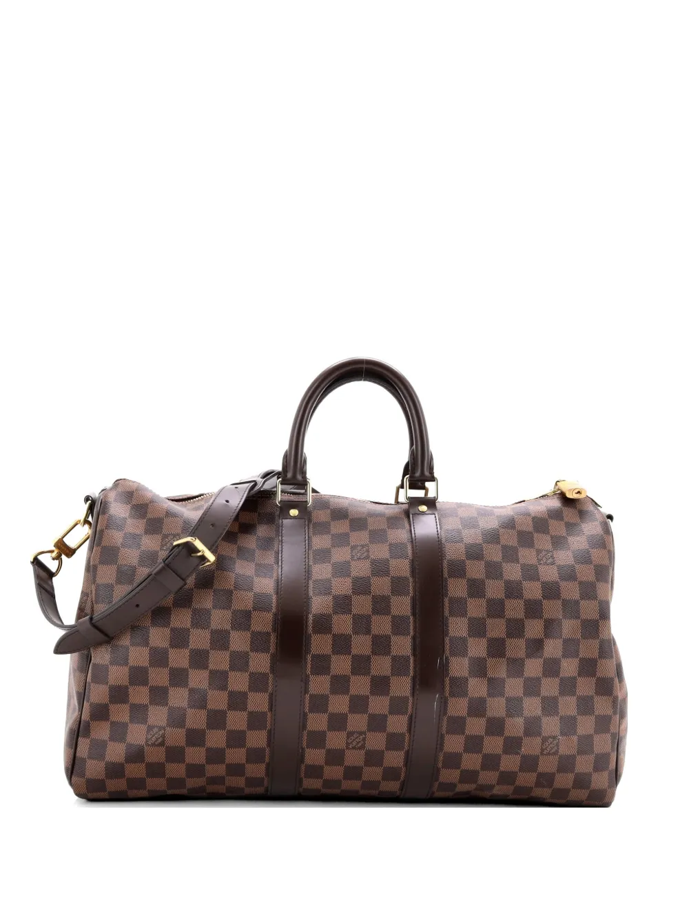 Louis Vuitton Pre-Owned Keepall Bandouliere Bag Damier 45 travel bag - Marrone