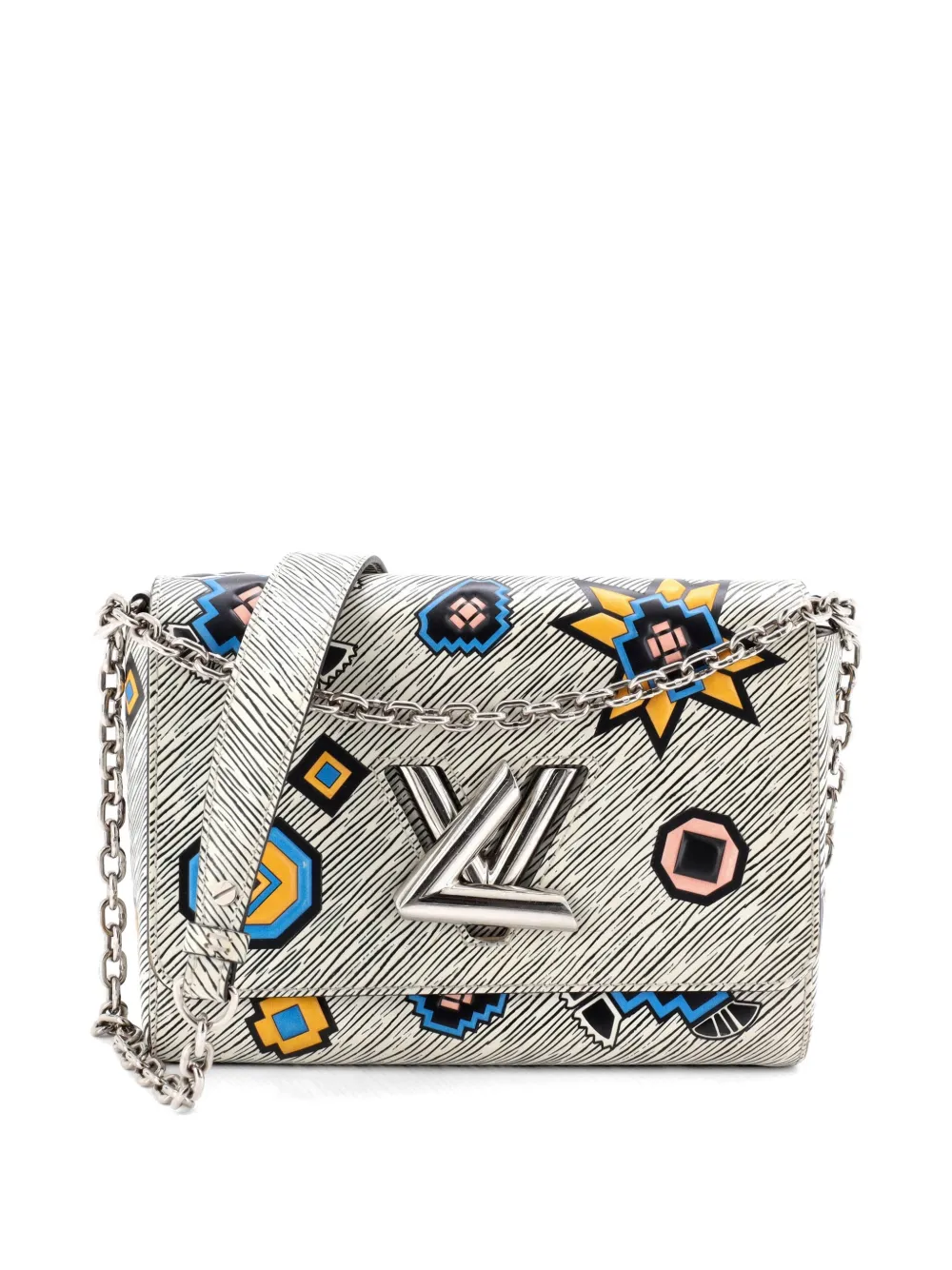 Louis Vuitton Pre-Owned Twist Handbag Limited Edition Azteque Epi Leather MM shoulder bag - Nero