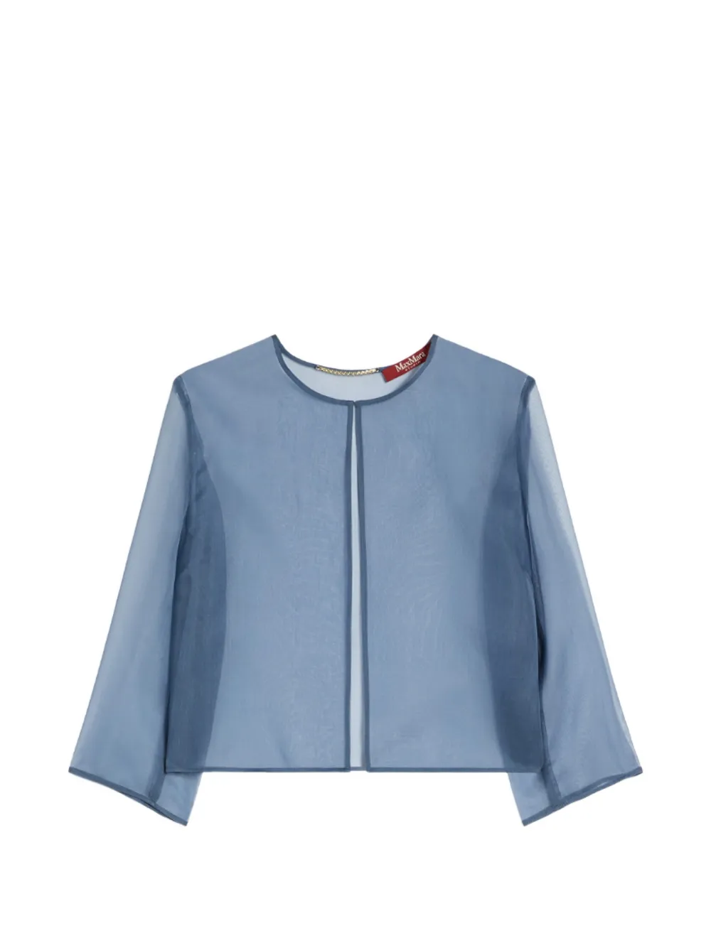 Max Mara Abitata organza jacket - Blu