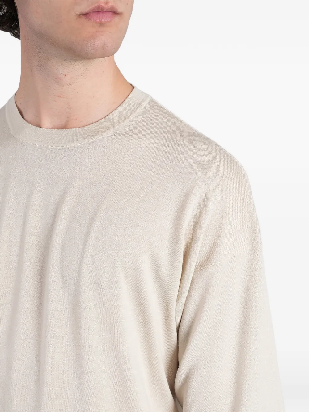 Barena T-shirt met ronde hals Beige
