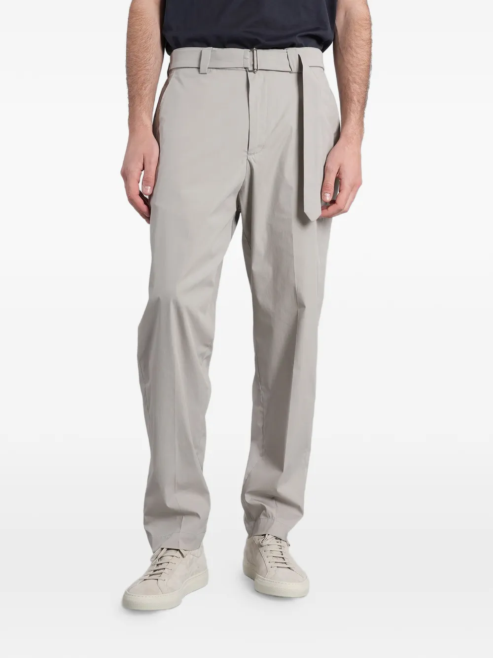 Low Brand Virgil belted trousers - Grigio