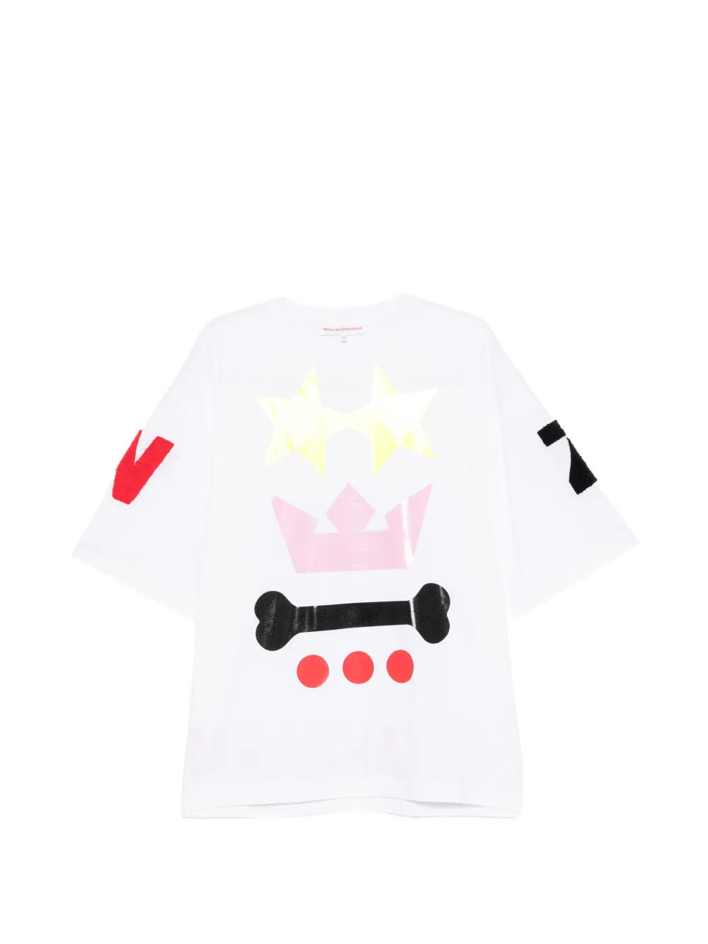 Walter Van Beirendonck graphic-print T-shirt - Bianco