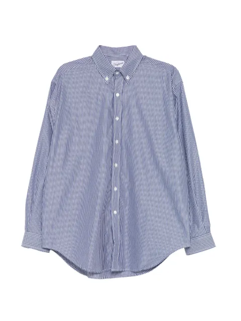 Vaquera camisa con rayas estampadas