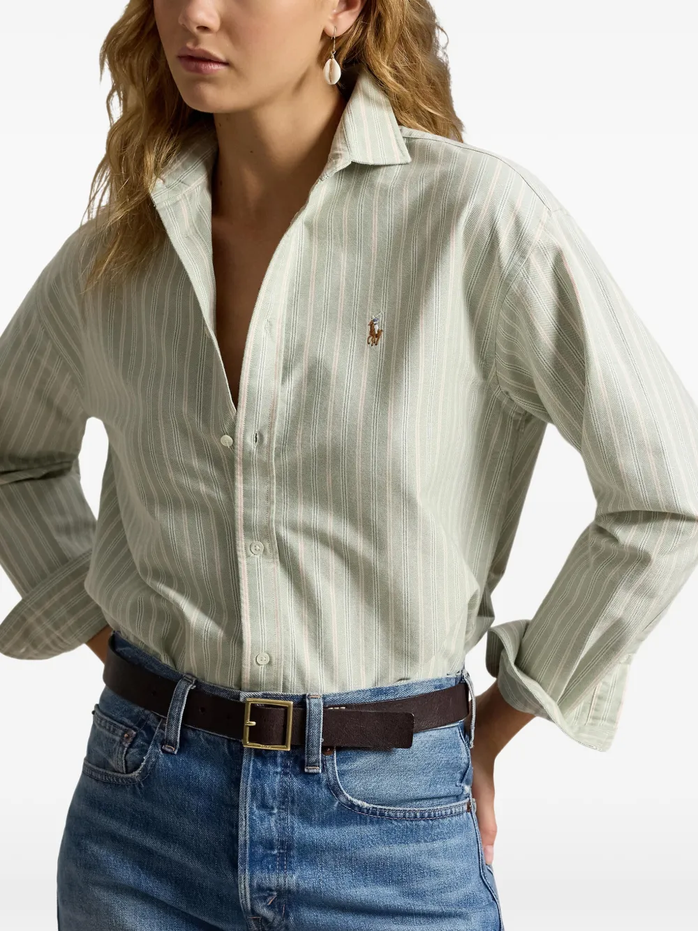 Polo Ralph Lauren Gestreept overhemd Groen