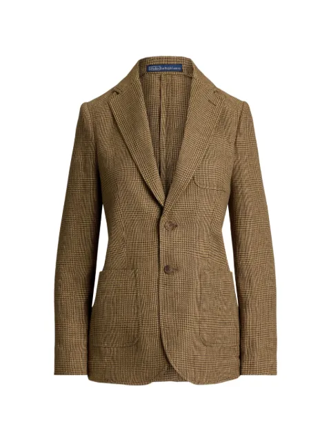 Polo Ralph Lauren Glen plaid single-breasted blazer