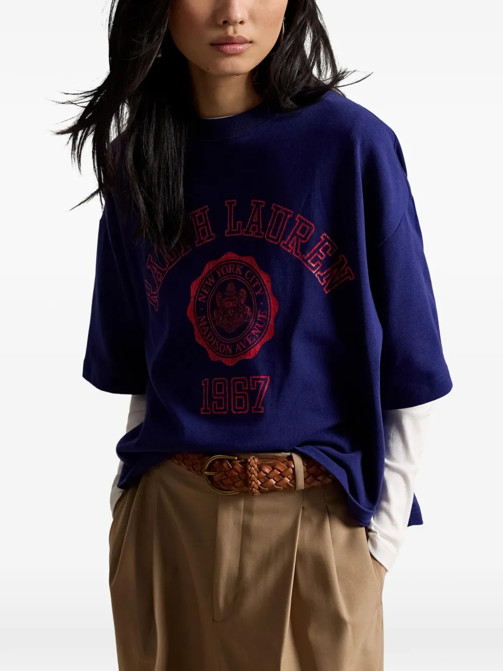 Polo Ralph Lauren T-shirt met logoprint Blauw