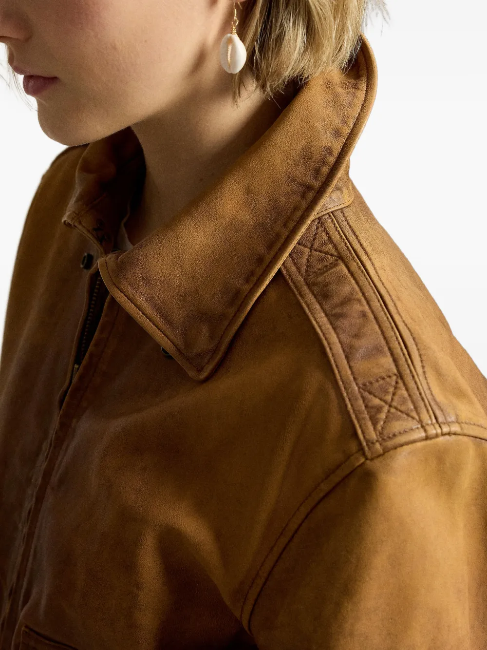 Polo Ralph Lauren Leren jack Bruin