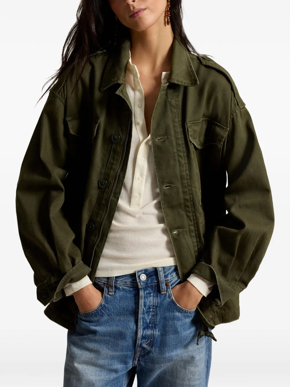 Polo Ralph Lauren Cropped jack Groen