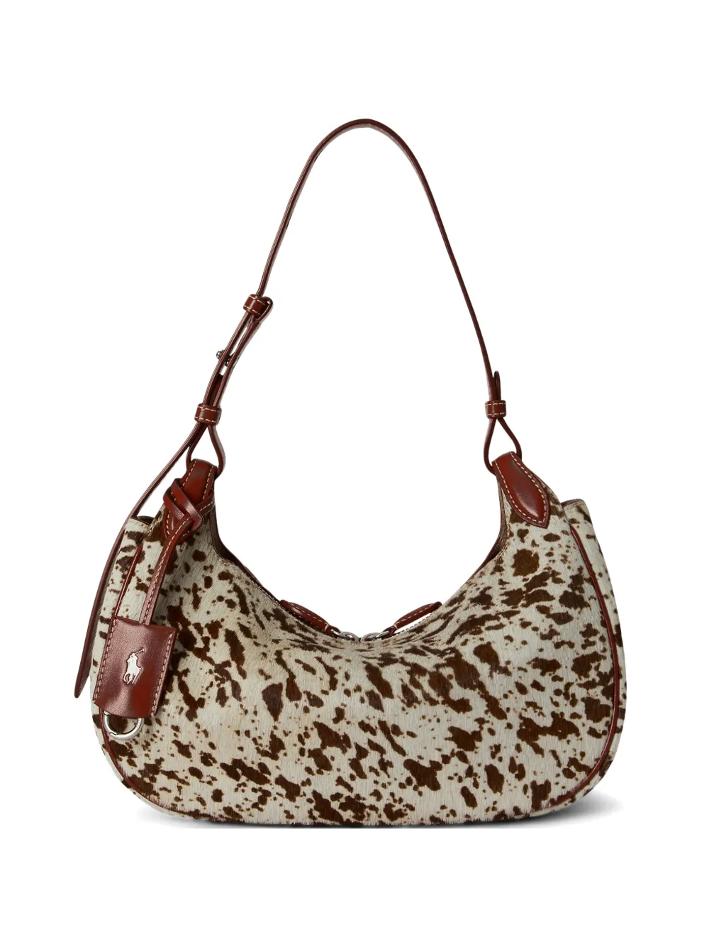 Polo Ralph Lauren Schultertasche mit Logo - Nude
