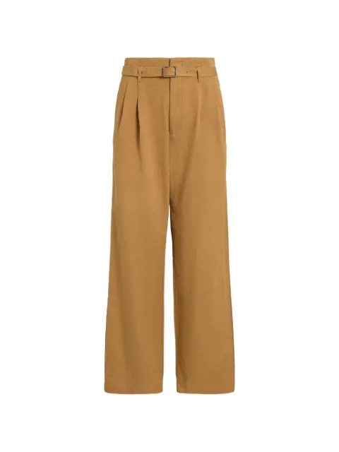 Polo Ralph Lauren cotton-linen pleated trousers