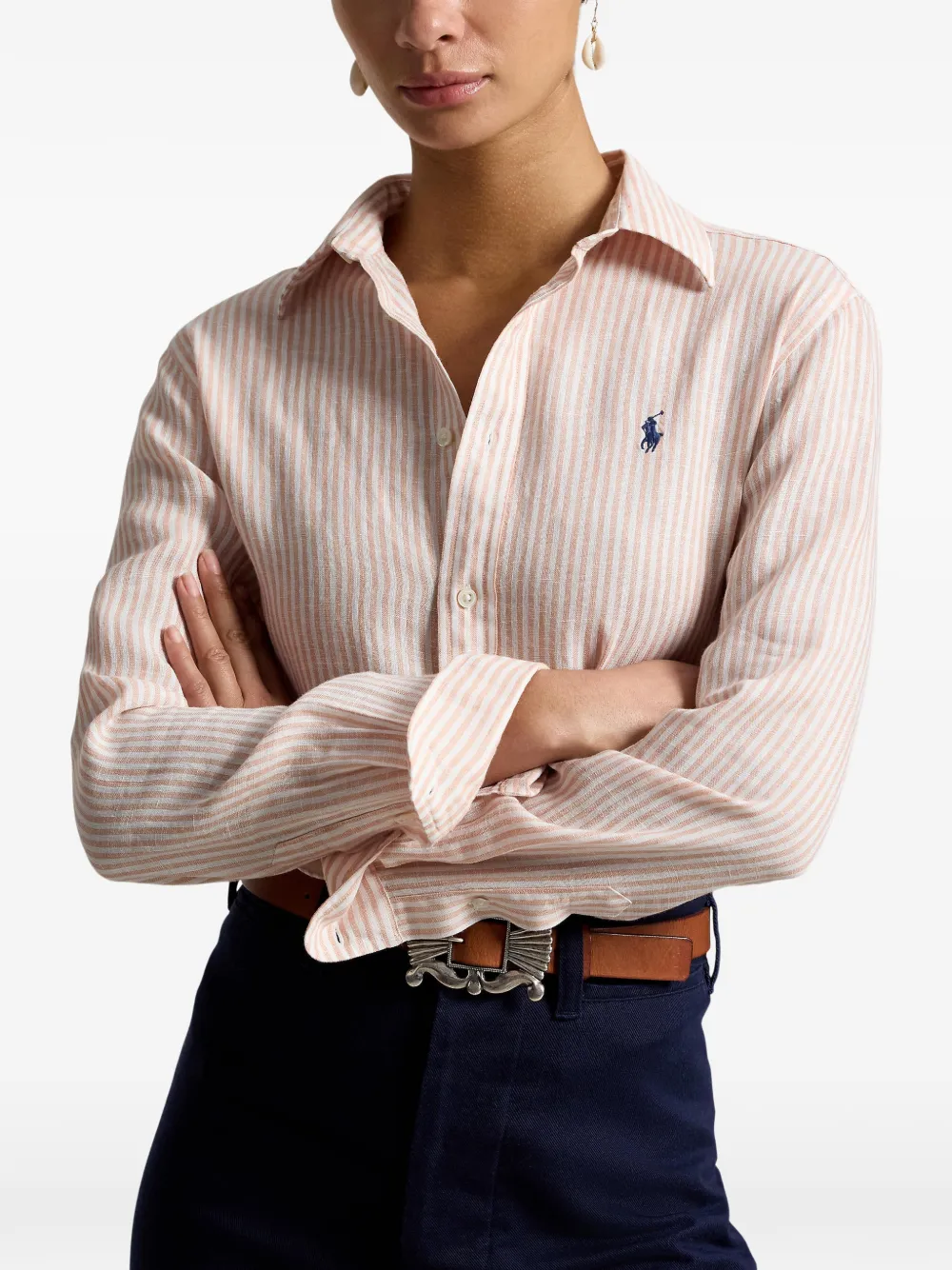 Polo Ralph Lauren Gestreept shirt Oranje