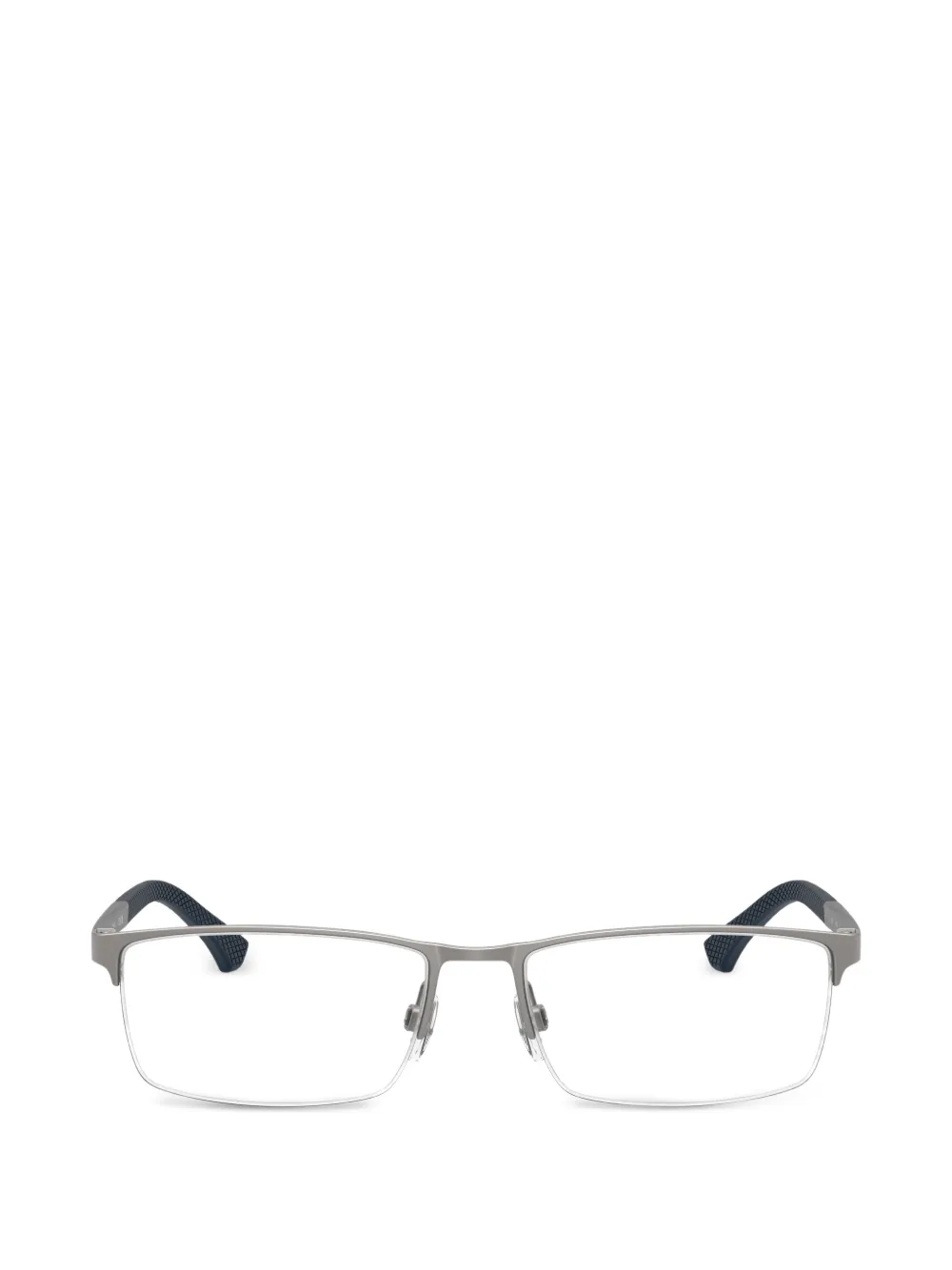 Emporio Armani rectangle frame glasses - Grigio