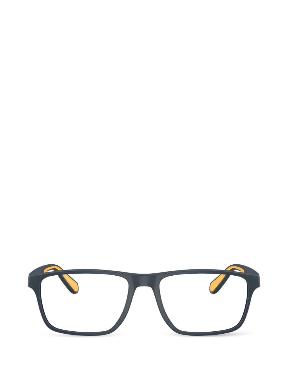 Emporio Armani rectangle-frame logo glasses - Blu