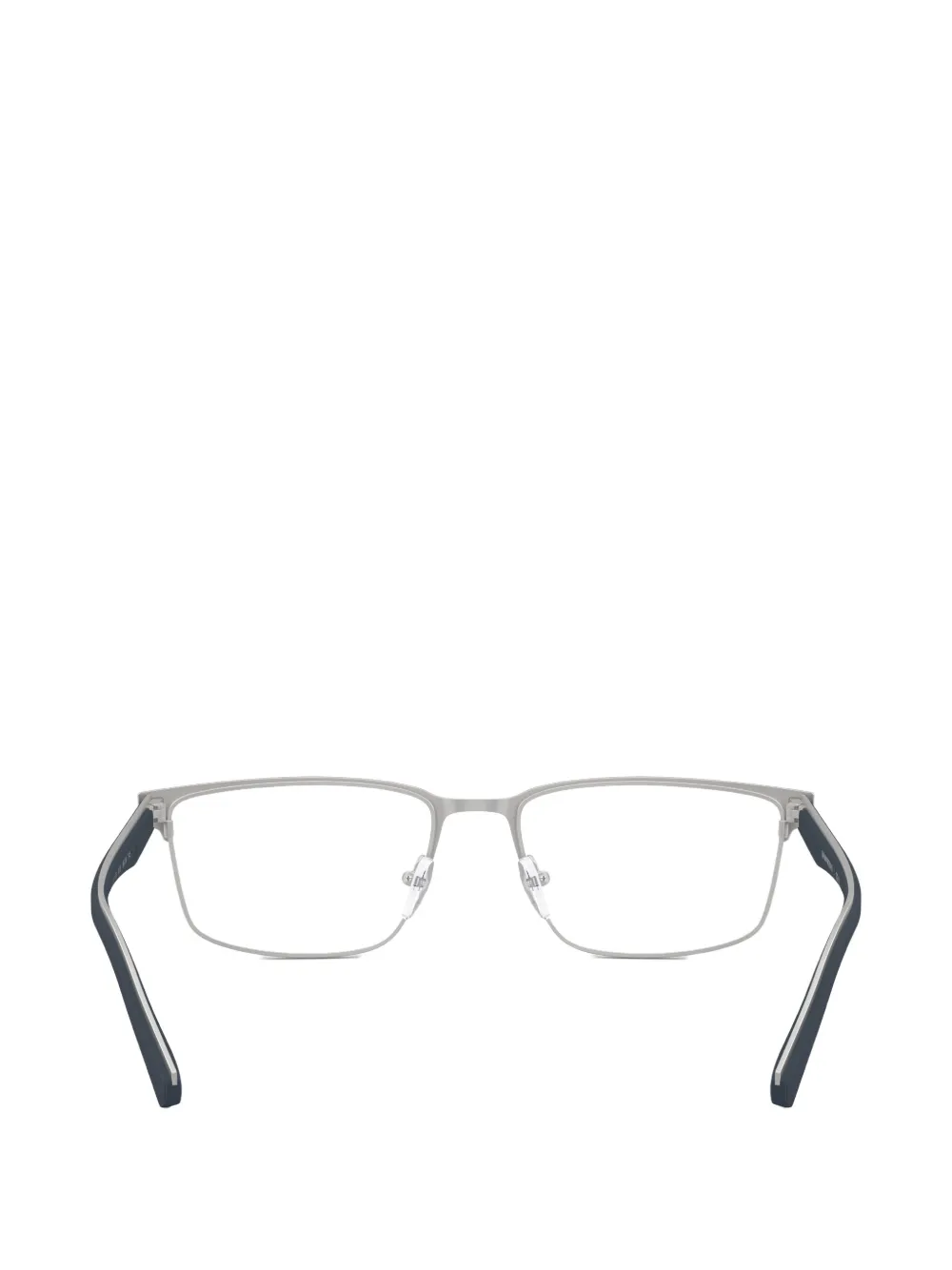 Emporio Armani Bril met rechthoekig montuur Zilver