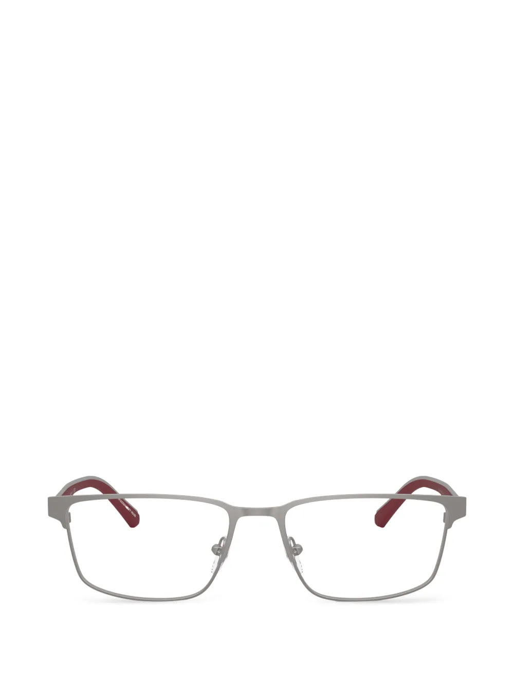 Emporio Armani rectangle-frame glasses - Grigio