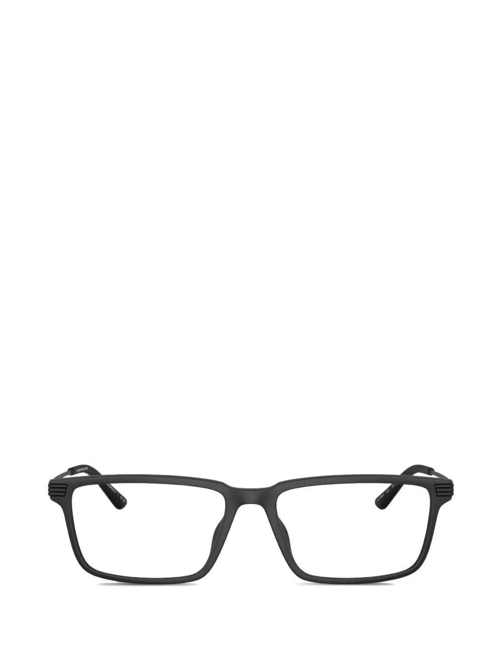 Emporio Armani rectangle-frame glasses - Nero