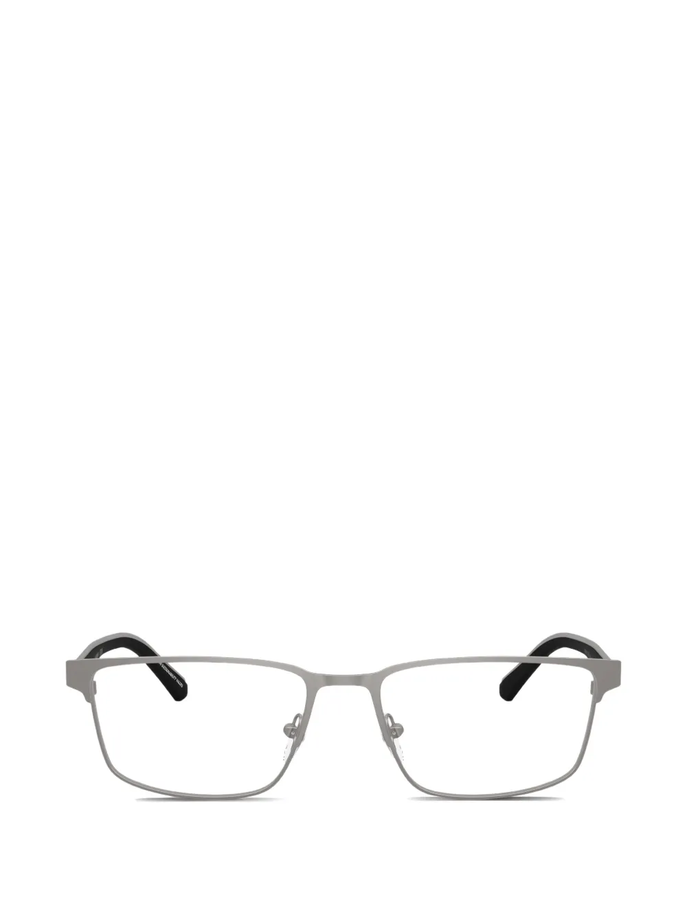 Emporio Armani rectangle-frame glasses - Grigio