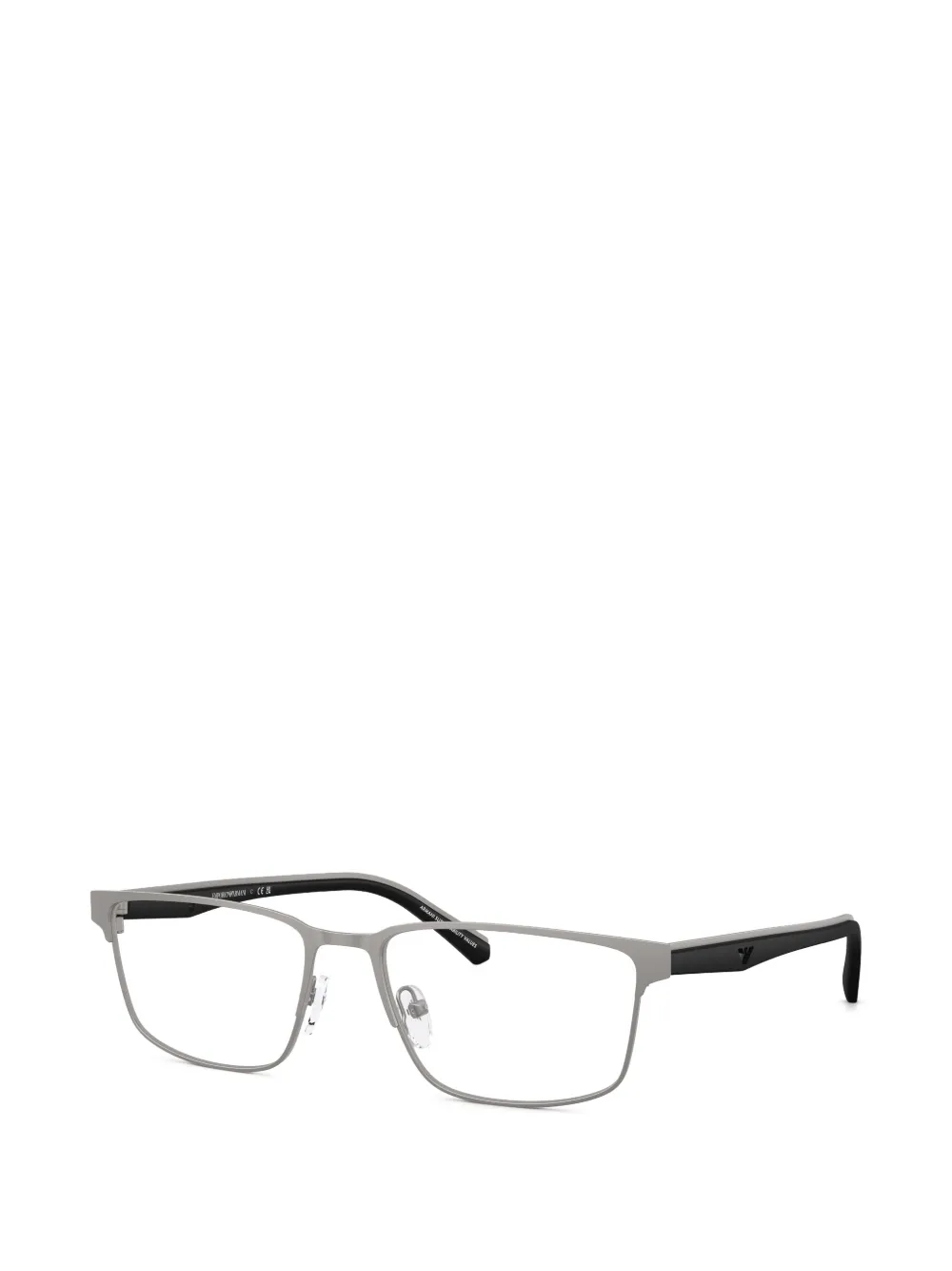 Emporio Armani Bril met rechthoekig montuur Grijs